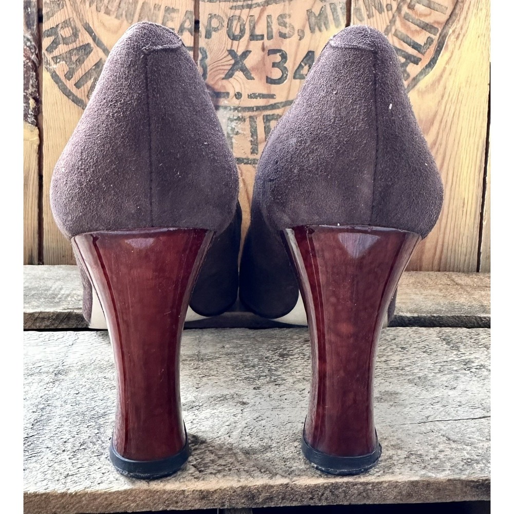 Valerie Stevens Heeled Pumps Angel‎ Brown Size 8.5 B Business